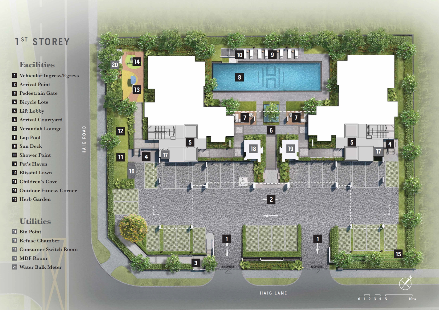 Royal Hallmark Site Plan