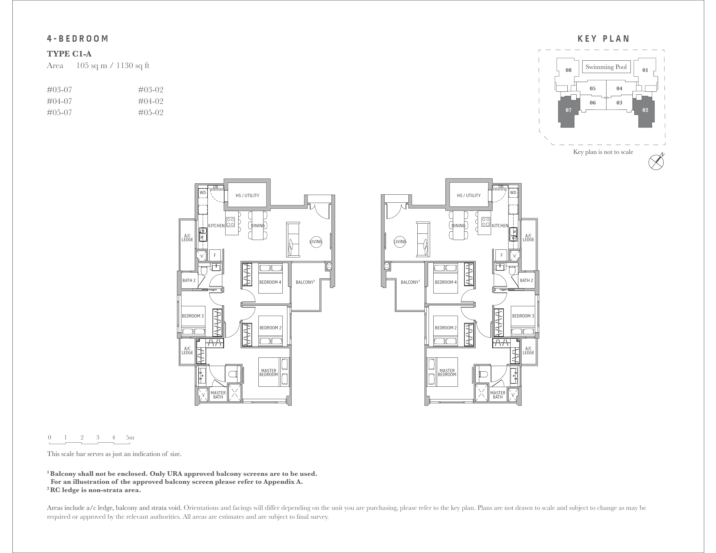Royal Hallmark 1 Bedroom Floor Plan 4
